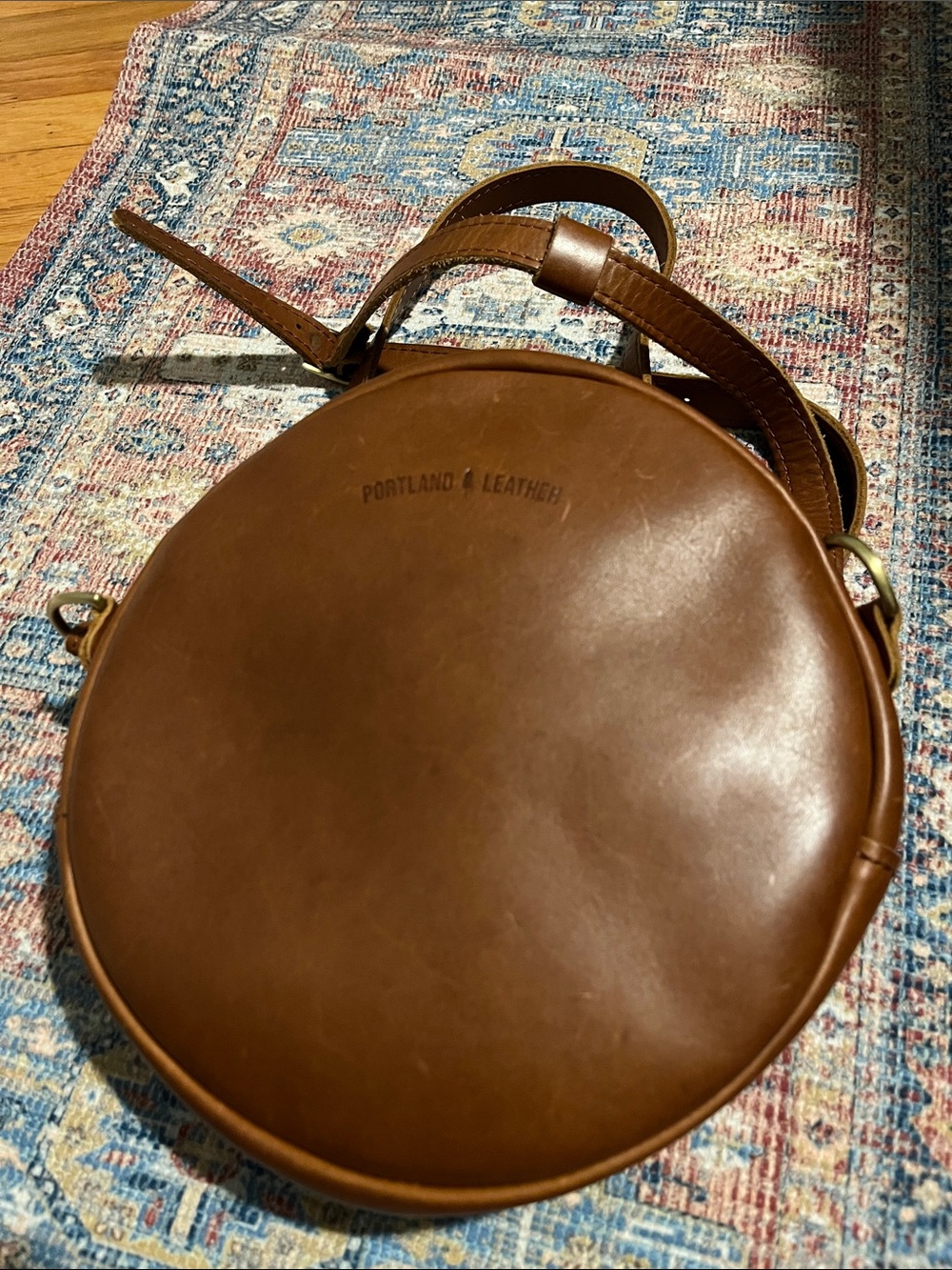 Portland Wildflower Circle Large Crossbody bag - Picture 3 of 8